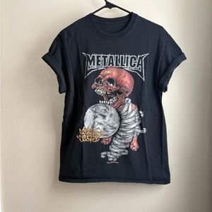 Men’s Black Graphic Metallica T-Shirt